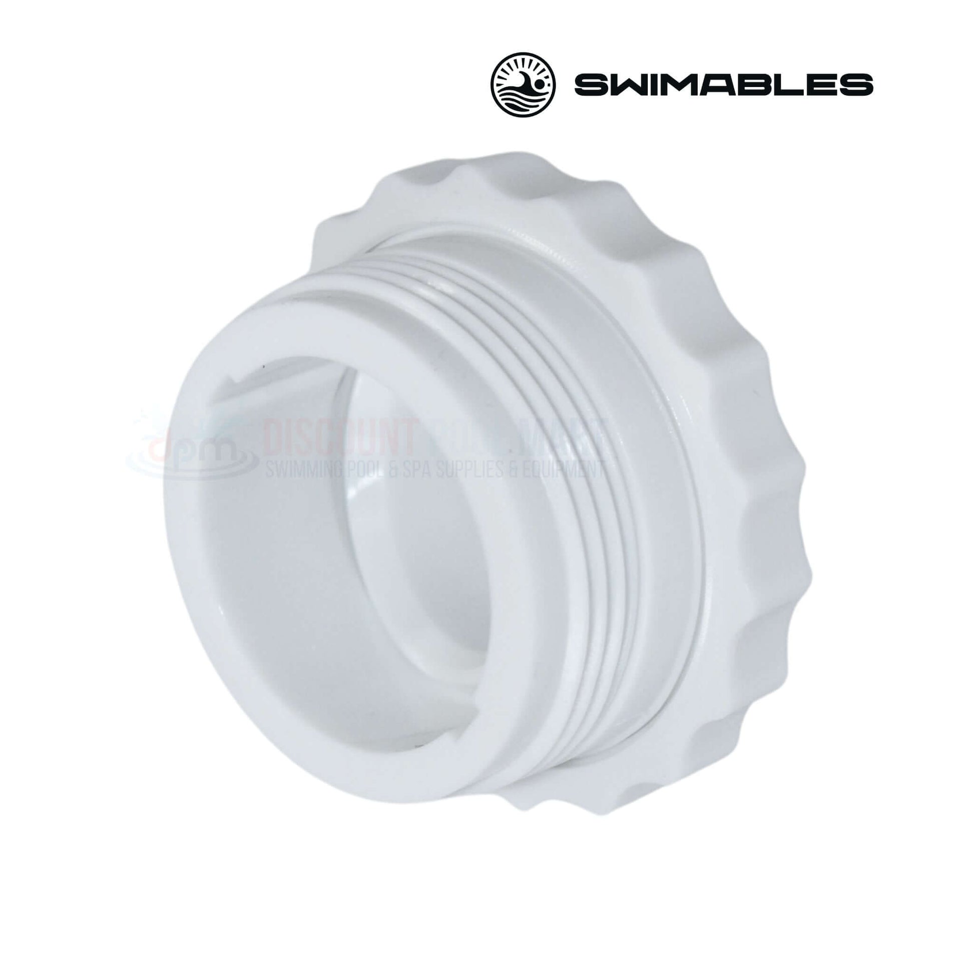 Swimables 1.5" Directional Fitting, White, 0.5" Eyeball, SW-30-820 from Discount Pool Mart (DPM)