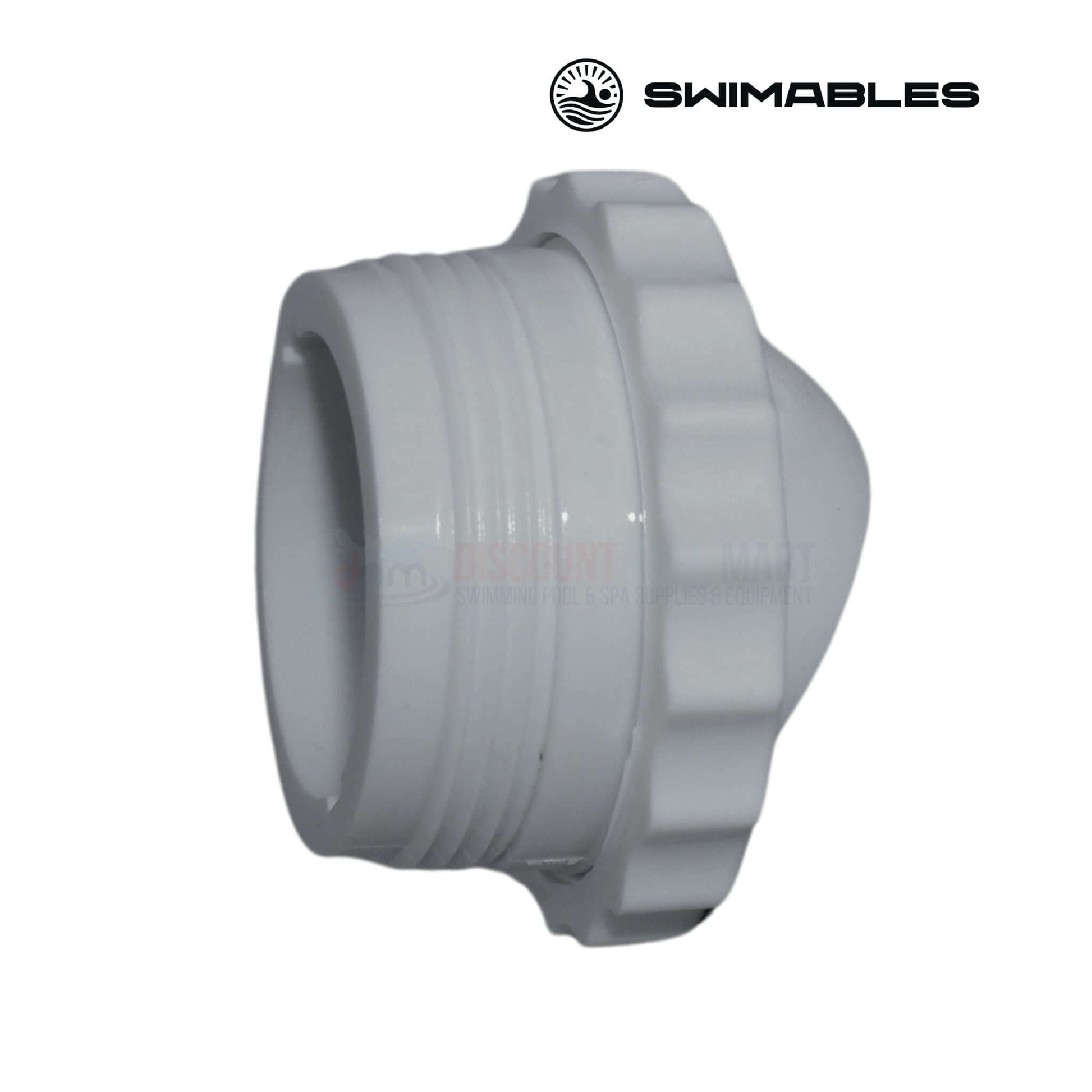 Swimables Directional Threaded Eyeball Fitting Grey 1.5" x .375" from Discount Pool Mart DPM for optimal water flow.