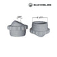 Swimables Directional Threaded Eyeball Fitting, grey, 1.5" x .375", ideal for pool water flow, available at Discount Pool Mart DPM.