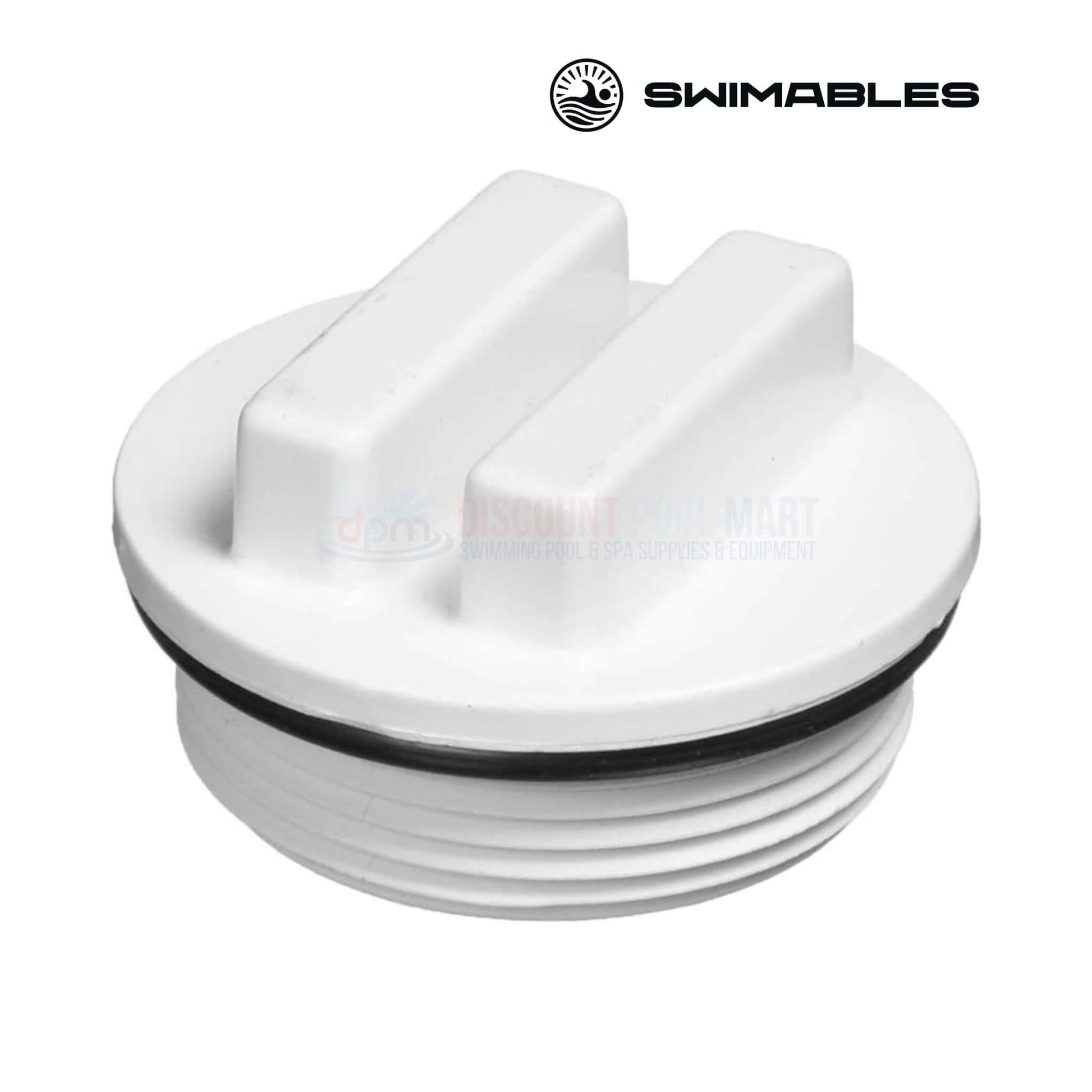 Swimables Hayward Style Filter Drain Plug with O-Ring, 1.5 inch. Available at Discount Pool Mart DPM for leak-free maintenance.