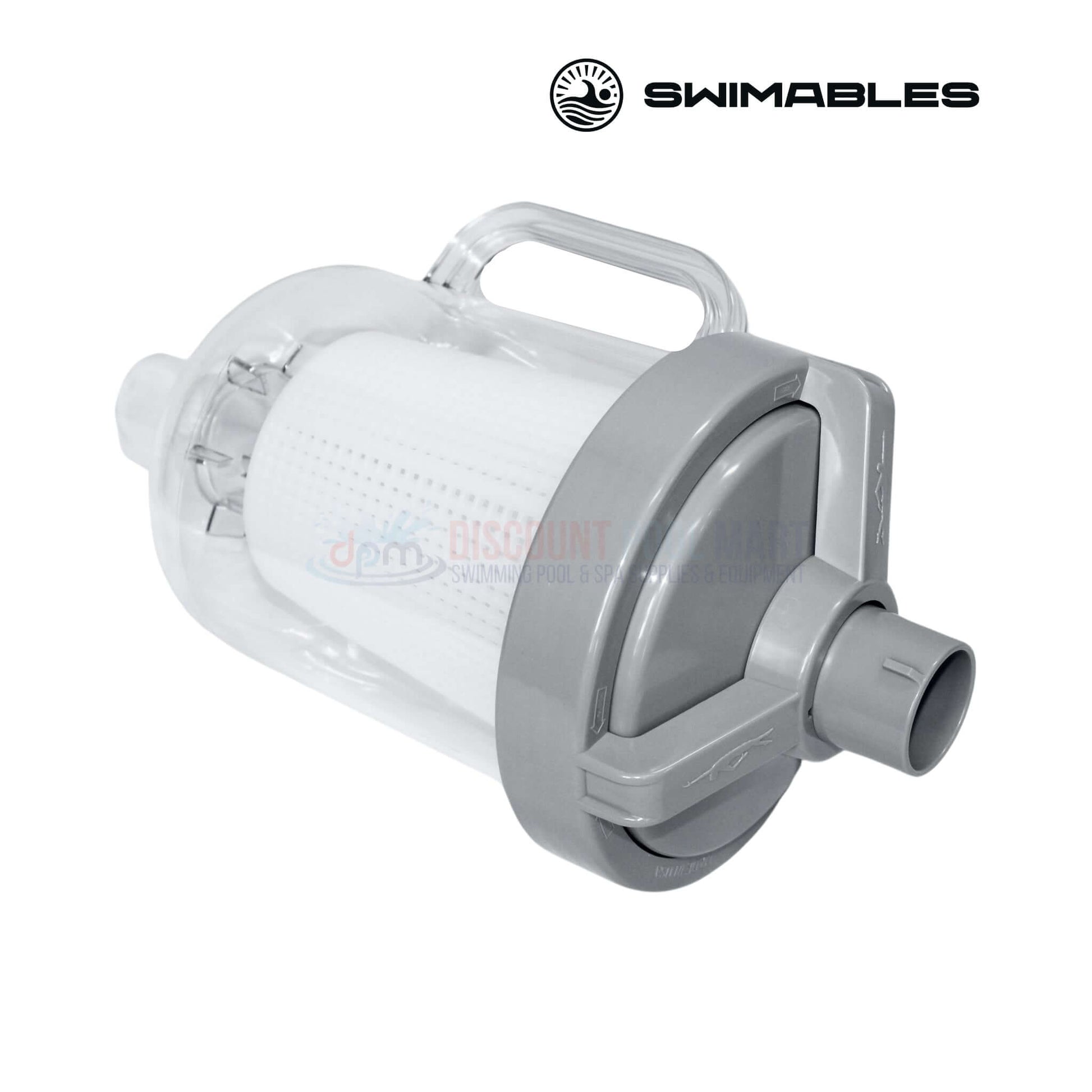 Swimables Heavy-Duty Standard Pool Leaf Canister SW-10-560 from Discount Pool Mart DPM for efficient pool maintenance.