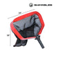 Swimables Heavy Duty Leaf Rake | 14" | Red/Black | SW-10-001