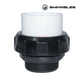 Swimables High Temp Union SW-30-220, 2" MIP x 2" Socket, durable pool connection, available at Discount Pool Mart DPM.