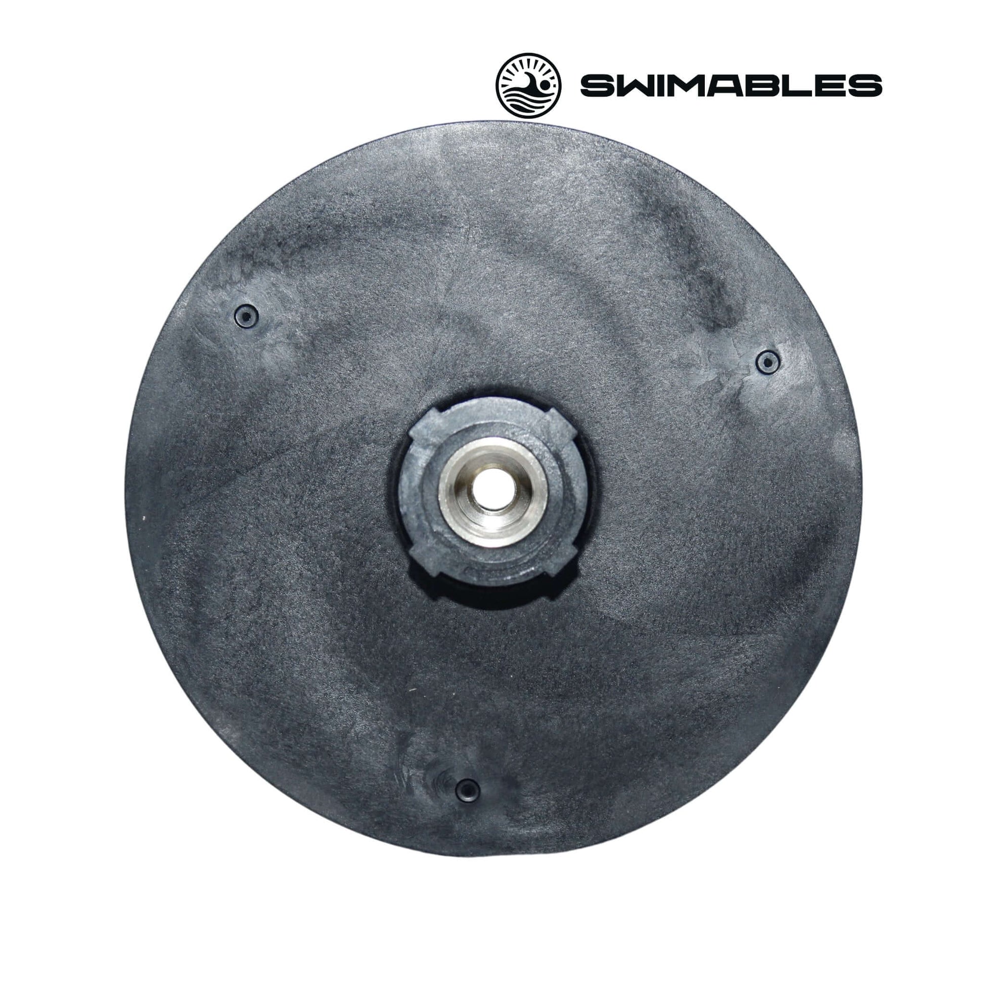 Swimables Impeller SW-21-302 top view for Pentair pumps, 0.75HP full-rated & 1HP up-rated | Discount Pool Mart DPM