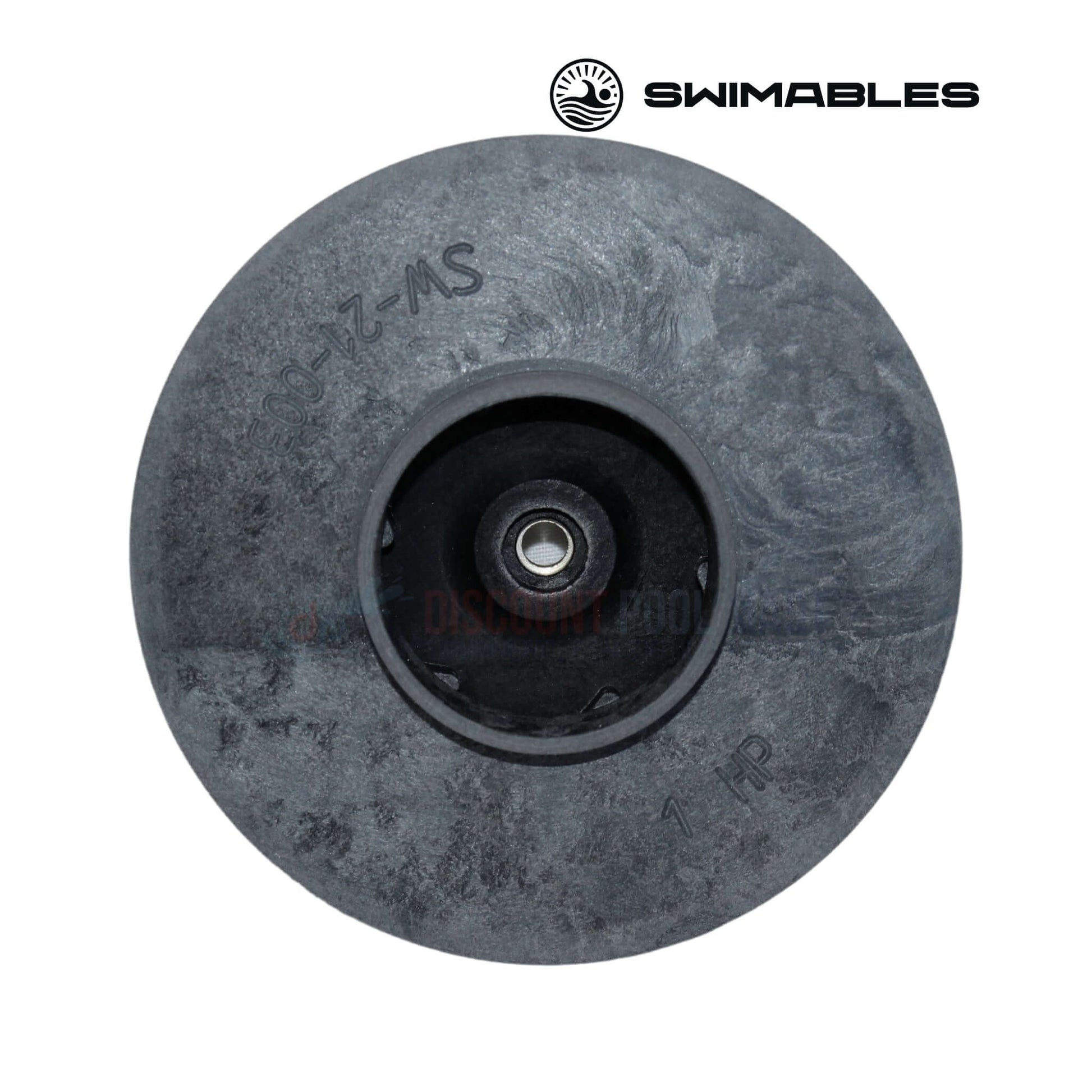 Swimables impeller for WhisperFlo pumps, model SW-21-003, 1HP-1.5HP, available at Discount Pool Mart DPM.