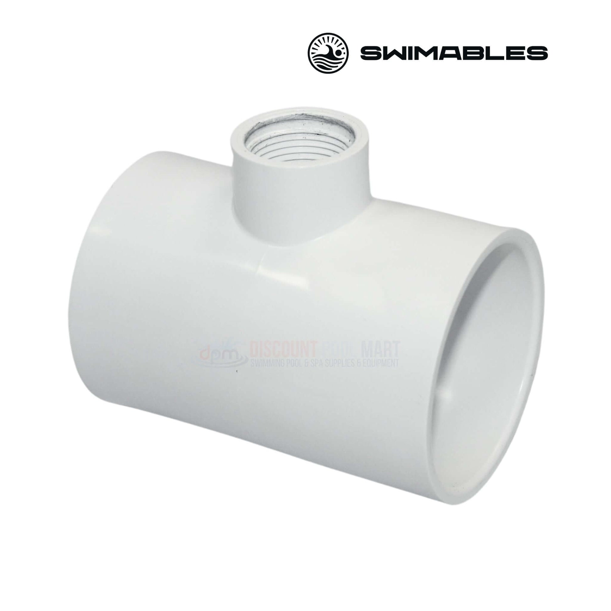 Swimables 2 inch plumbing fitting for pressure testing by Discount Pool Mart DPM, essential for leak detection.