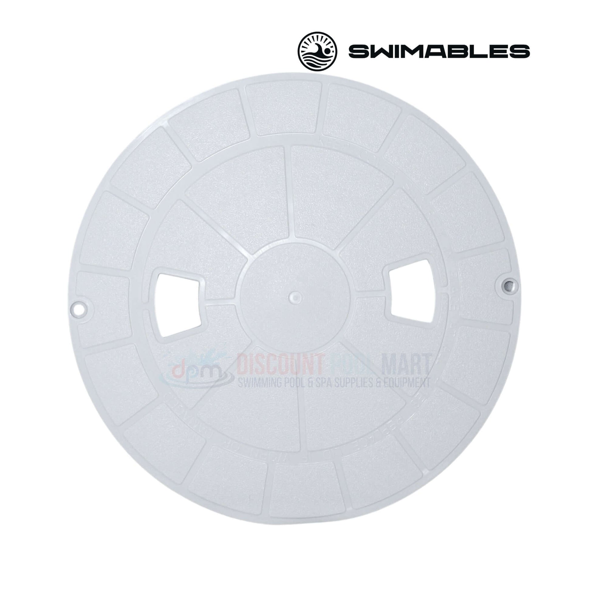 Swimables Skimmer Lid for Pentair Swimquip U-3, part number 08650-0058, available at Discount Pool Mart (DPM).