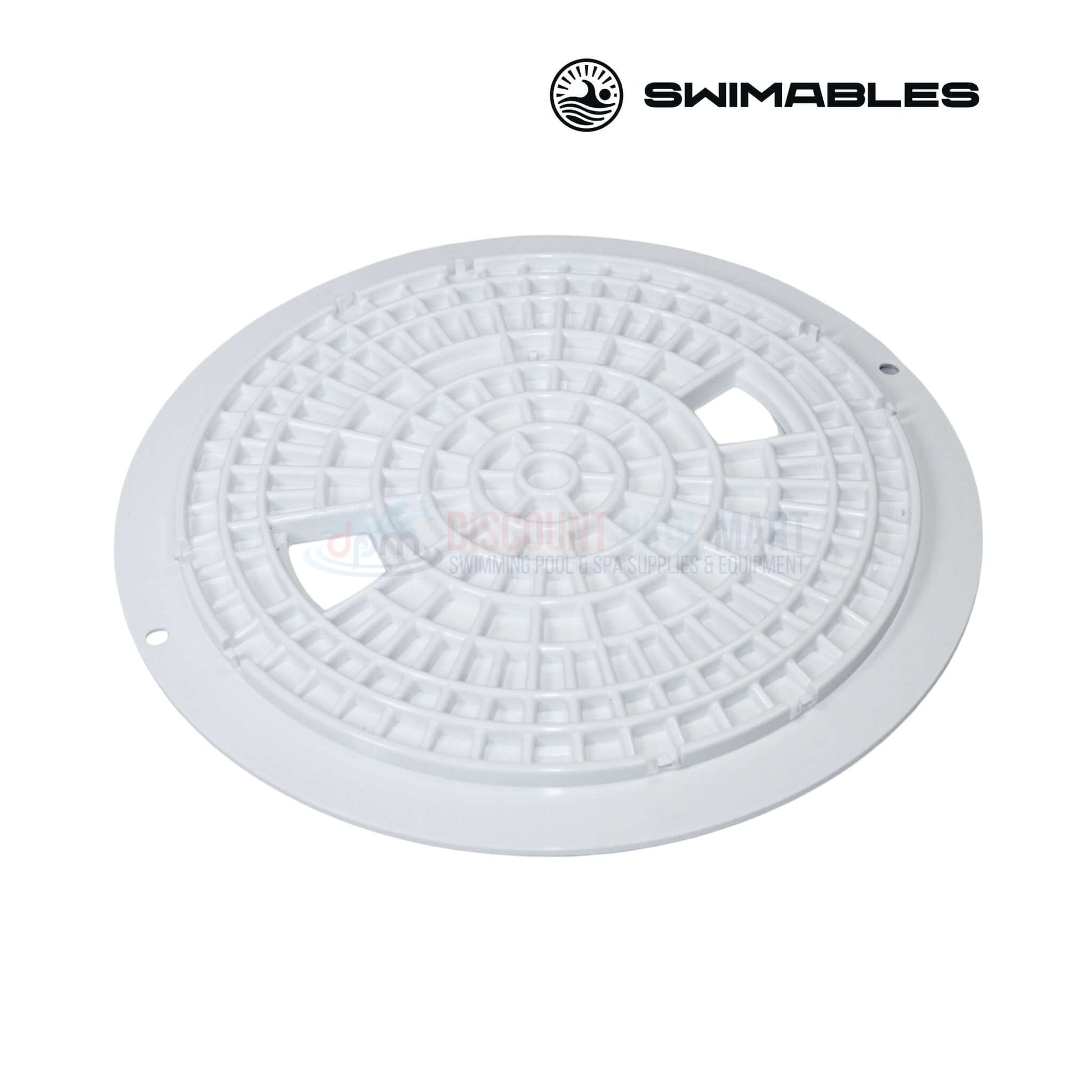 Swimables Skimmer Lid for Pentair Swimquip U-3, part 08650-0058, durable white design from Discount Pool Mart DPM.