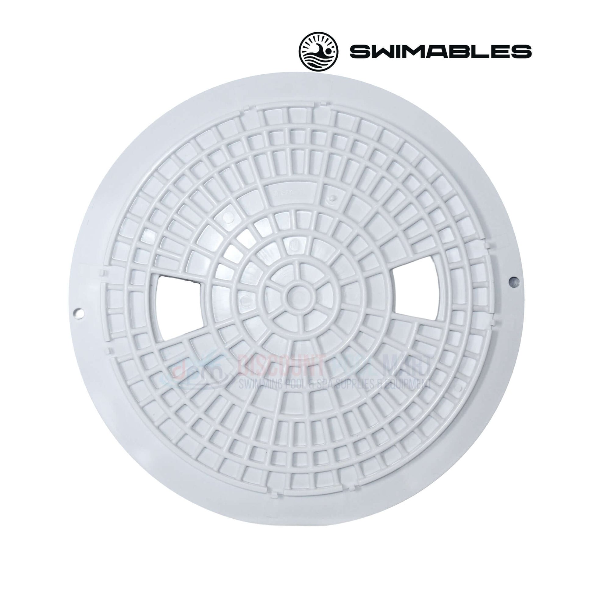 Swimables Skimmer Lid SW-93-213 for Pentair SwimQuip U-3, white, precision-engineered, available at Discount Pool Mart DPM.