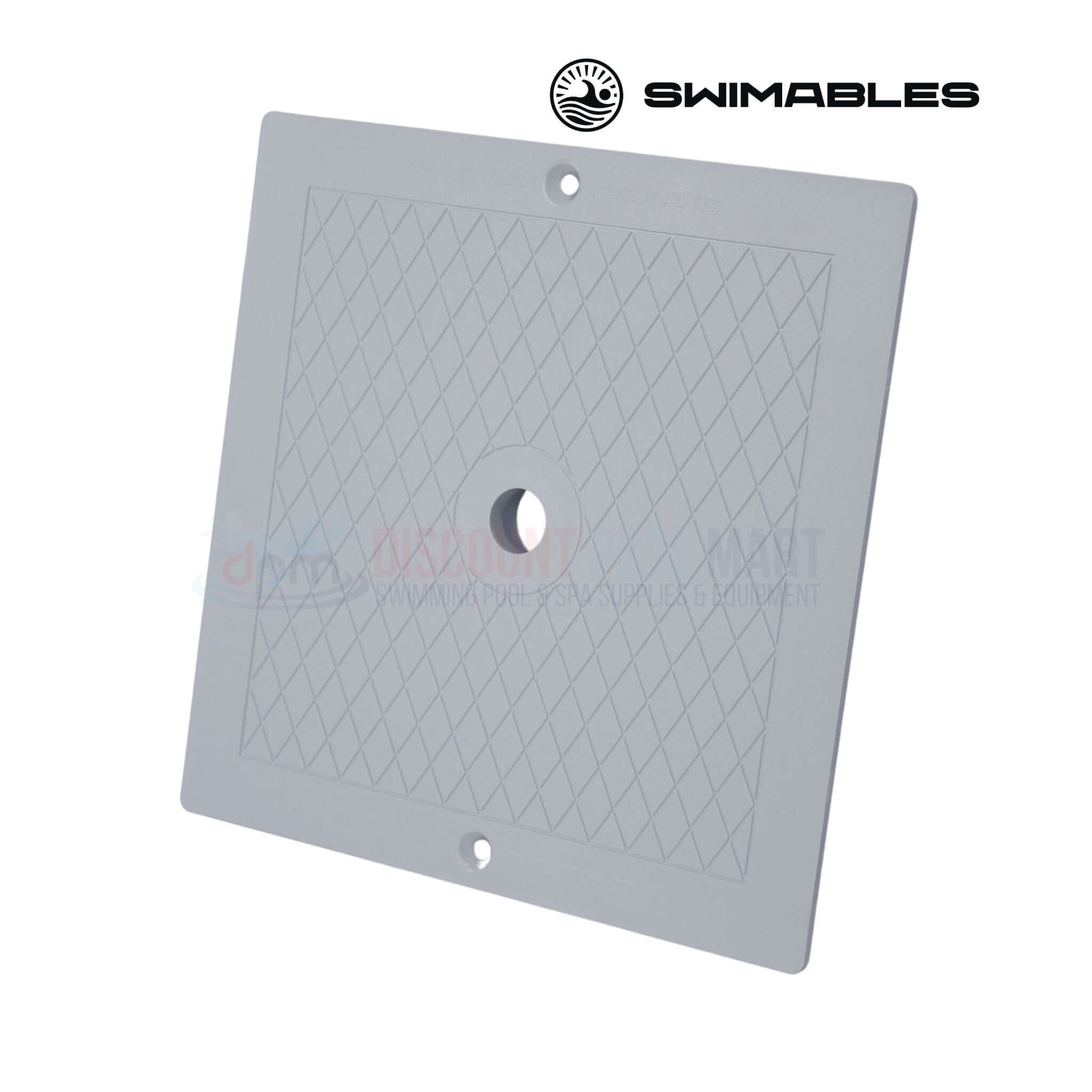 Swimables Square Lid for Hayward Skimmers in grey, 10x10 inches, SPX1082E. Quality cover from Discount Pool Mart DPM.