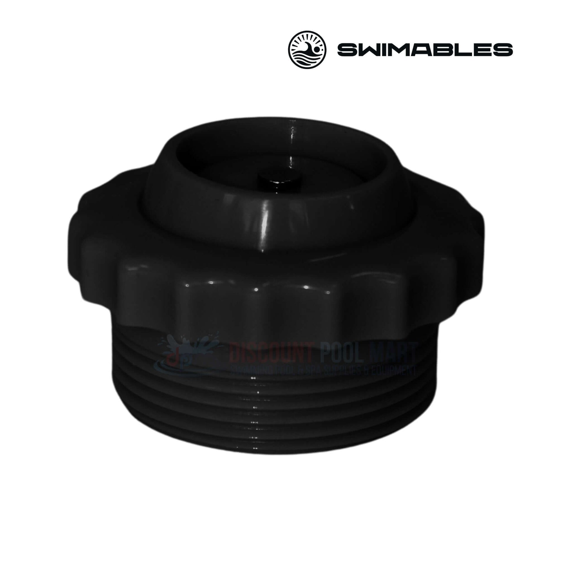 Swimables Spa Check Valve SW-32-340 in black, 1.5" MPT, available at Discount Pool Mart DPM for optimal water flow.