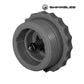 Swimables Spa Check Valve SW-32-342 in dark gray with internal spring for efficient water flow | Discount Pool Mart DPM