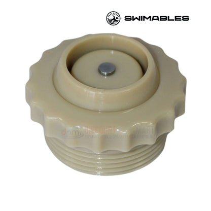 Swimables Spa Check Valve SW-32-343 in tan, 1.5 inch MPT, available at Discount Pool Mart DPM for pool maintenance.