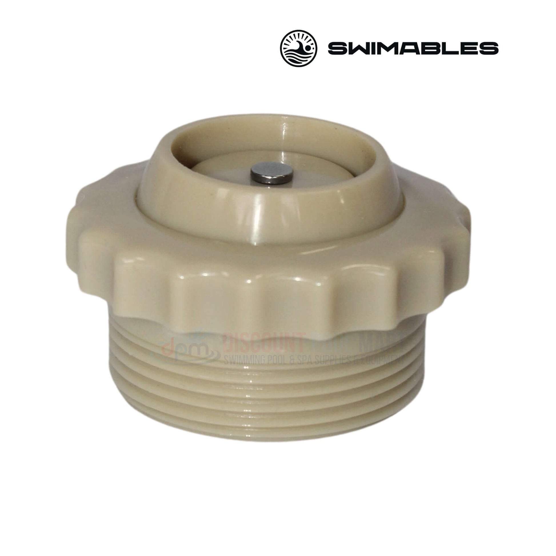 Swimables Spa Check Valve SW-32-343, tan 1.5" MPT, high-performance water control at Discount Pool Mart DPM.
