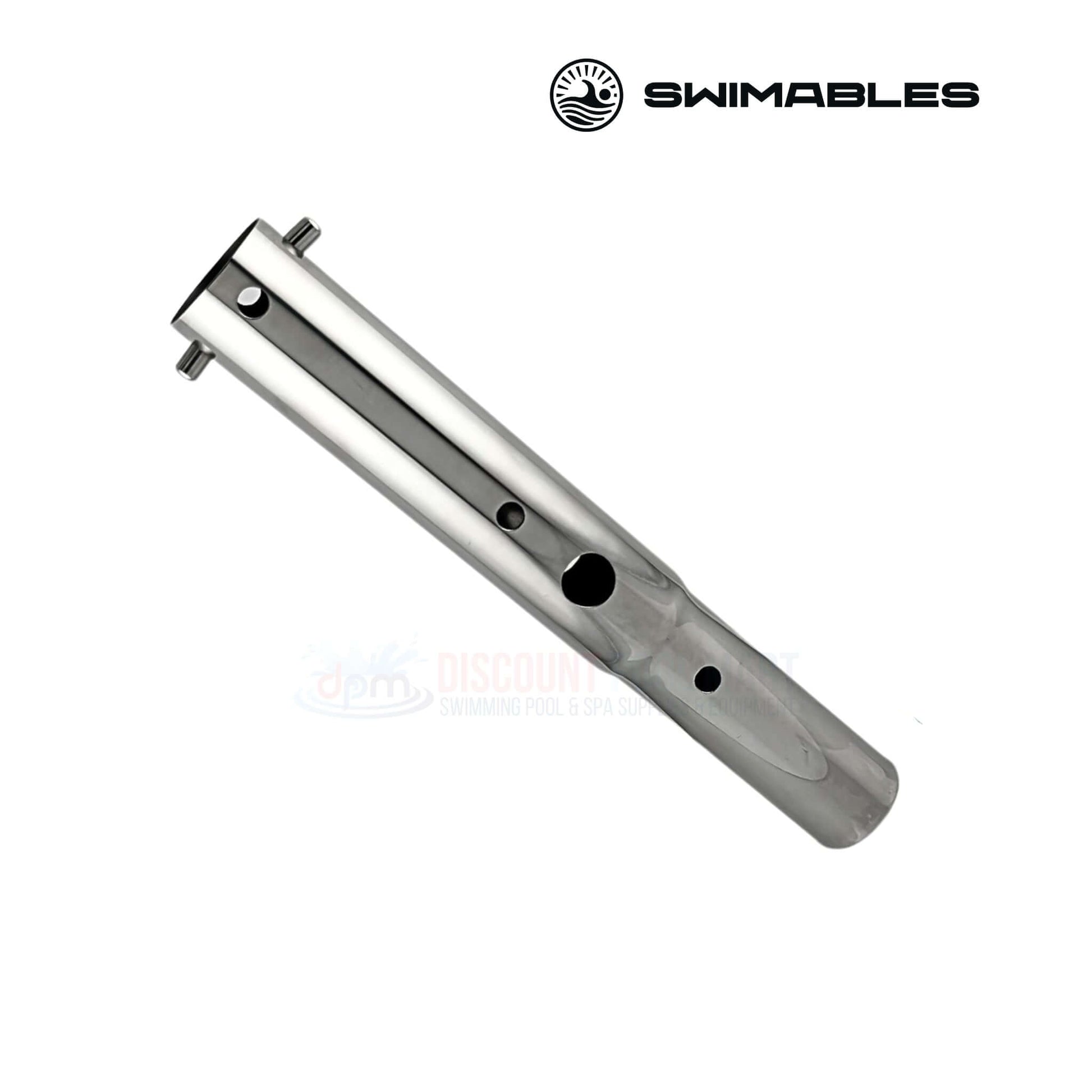 Swimables Stainless Steel Universal Pole Adapter for Pentair Poles at Discount Pool Mart DPM, model 147S, SW-10-136.