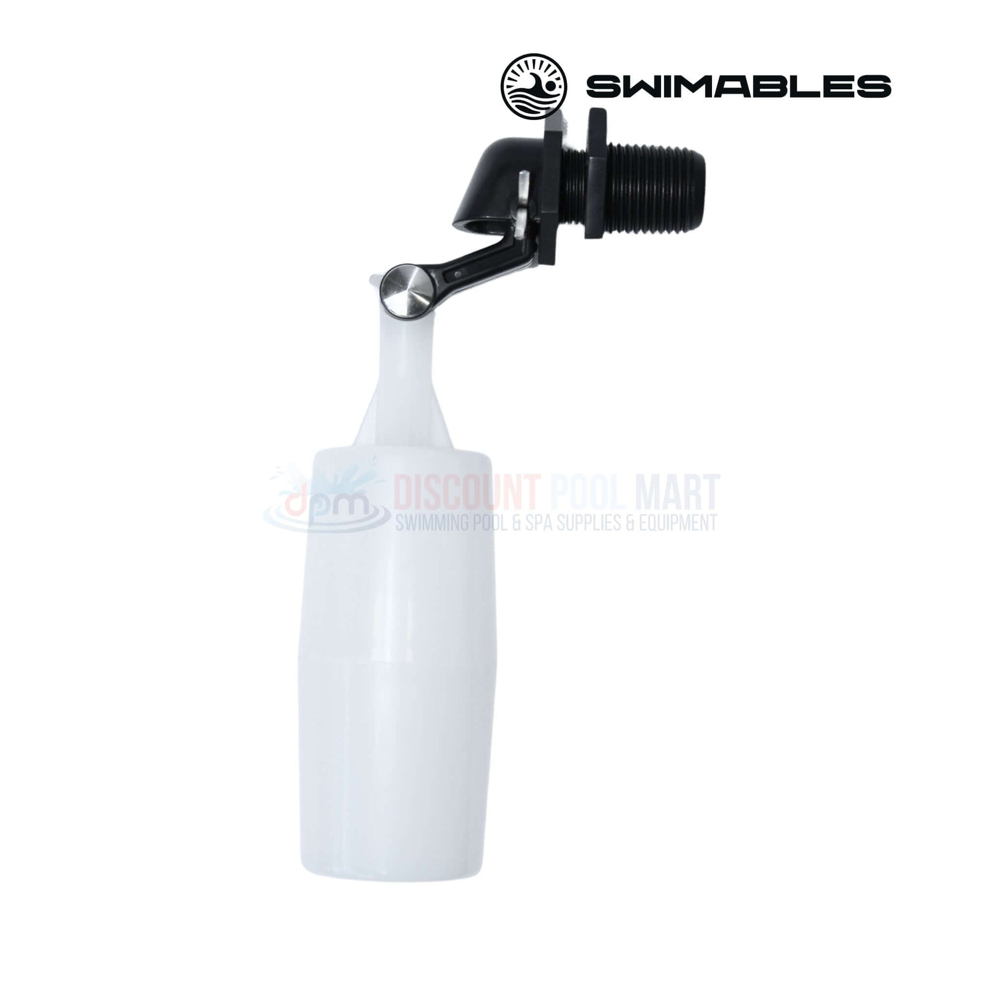 Swimables Water Leveler Float SW-30-000 from Discount Pool Mart DPM, adjustable connection, durable for pools and spas.
