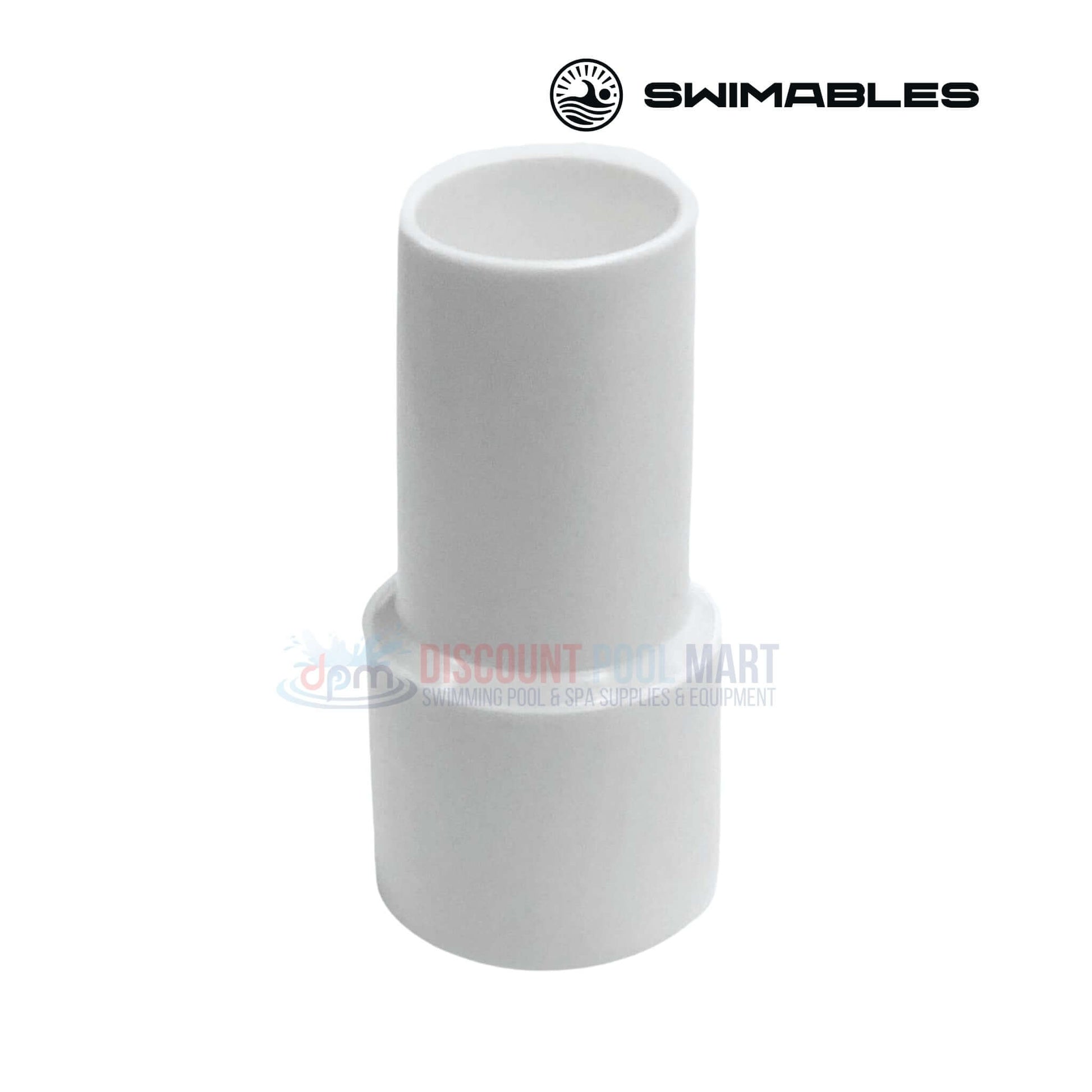 Swimables 1.5 Inch Vacuum Hose Repair Cuff at Discount Pool Mart DPM, durable PVC for reliable vacuum systems.