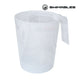Swimables 1 Pound DE Powder Scoop SW-10-411 from Discount Pool Mart, a clear plastic measuring scoop for pool filters.