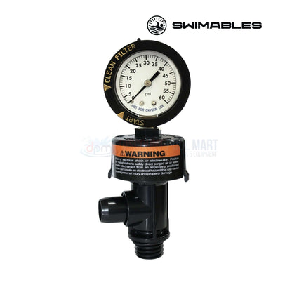 Swimables Air Relief Valve with Pressure Gauge for Pentair Filters | Discount Pool Mart DPM | Model SW-26-900