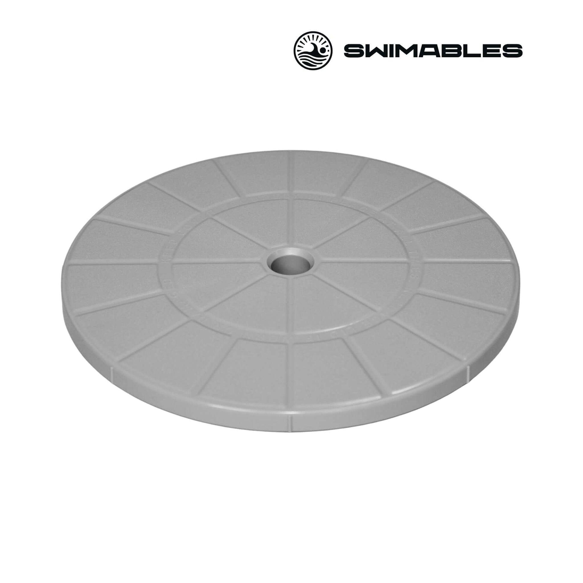 Swimables 9.125" gray skimmer lid for American Products skimmers, available at Discount Pool Mart DPM.