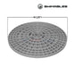Swimables 9.125 inch gray skimmer lid for American Products, available at Discount Pool Mart DPM.