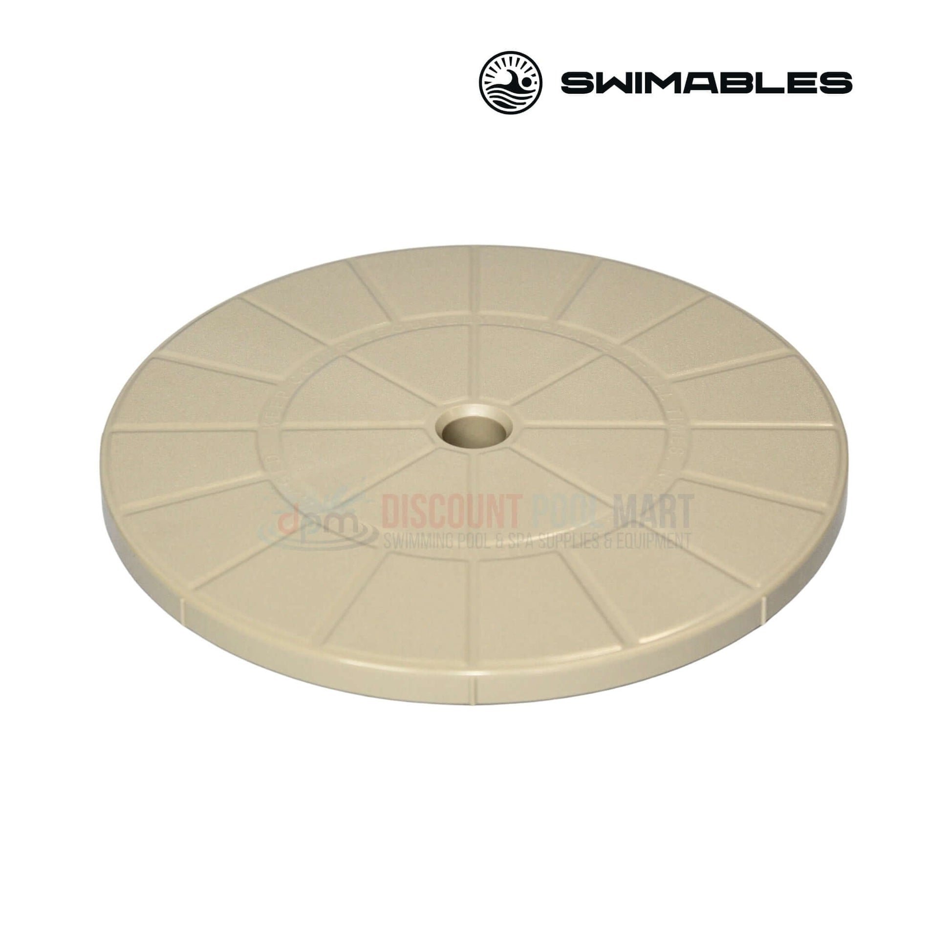 Swimables tan skimmer lid 9.125 inch compatible with American Products skimmers at Discount Pool Mart DPM.