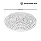 Swimables American Products Skimmer Lid, 9.125", White, compatible with DPM skimmers - Discount Pool Mart