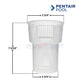 Pentair Basket 355667 for SuperMax & SuperFlo Pumps, by Discount Pool Mart DPM, measures 3 3/4" x 7 3/16".