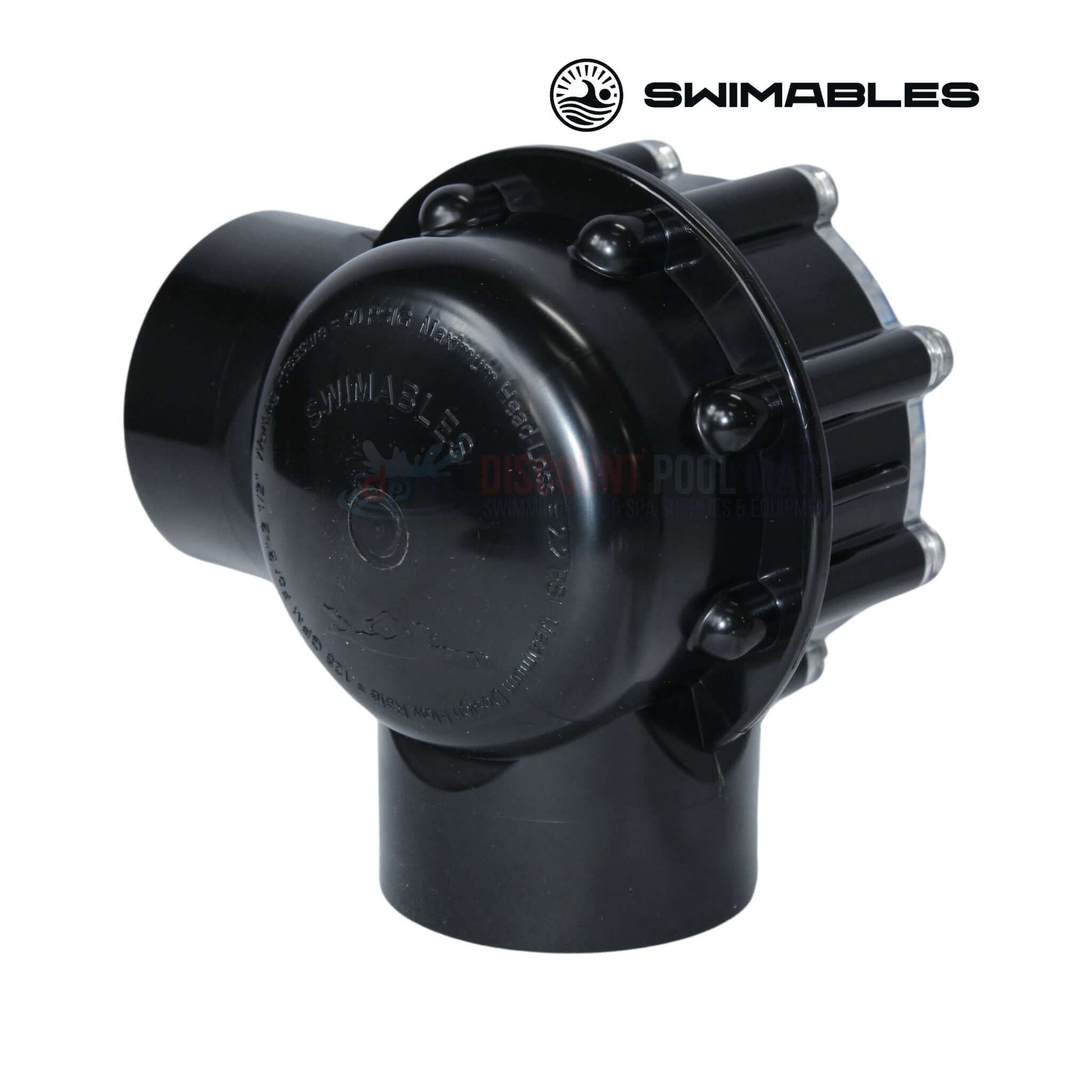 Swimables CPVC 90 Degree Check Valve SW-35-920 2x2.5 inch from Discount Pool Mart DPM, durable for pool systems.