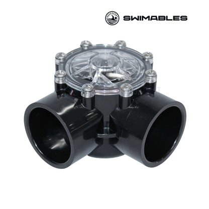 Swimables CPVC 90-Degree Check Valve SW-35-920 for pool plumbing, compatible with Jandy 7512, from Discount Pool Mart DPM.