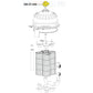 Swimables DEX2420MAR2 Complete Manual Air Relief Assembly diagram for Hayward Filters at Discount Pool Mart DPM.