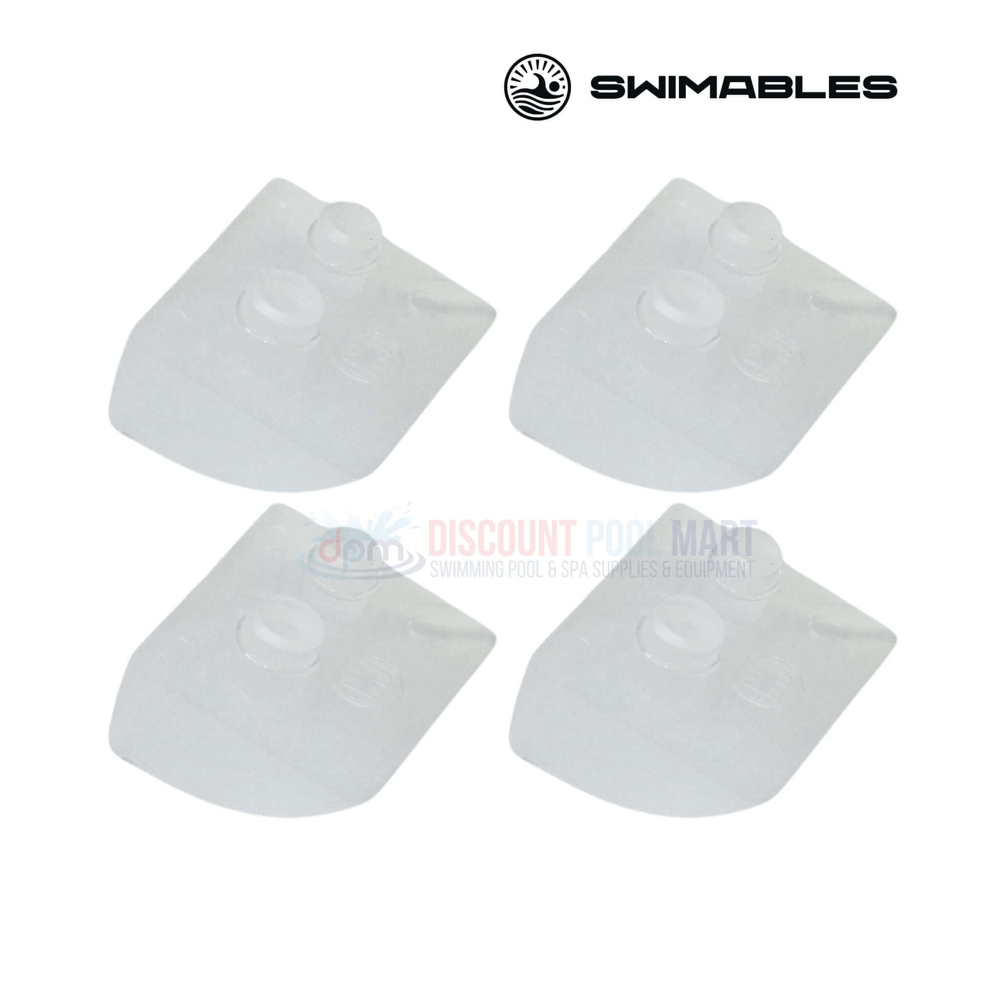 Swimables Concrete Pod Shoes 4 Pack for Navigator Pool Vac Cleaners - Discount Pool Mart DPM