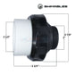 Swimables High Temp Union with 2" MIP x 2.5" Socket dimensions. Durable construction for pool systems, SKU SW-30-322.