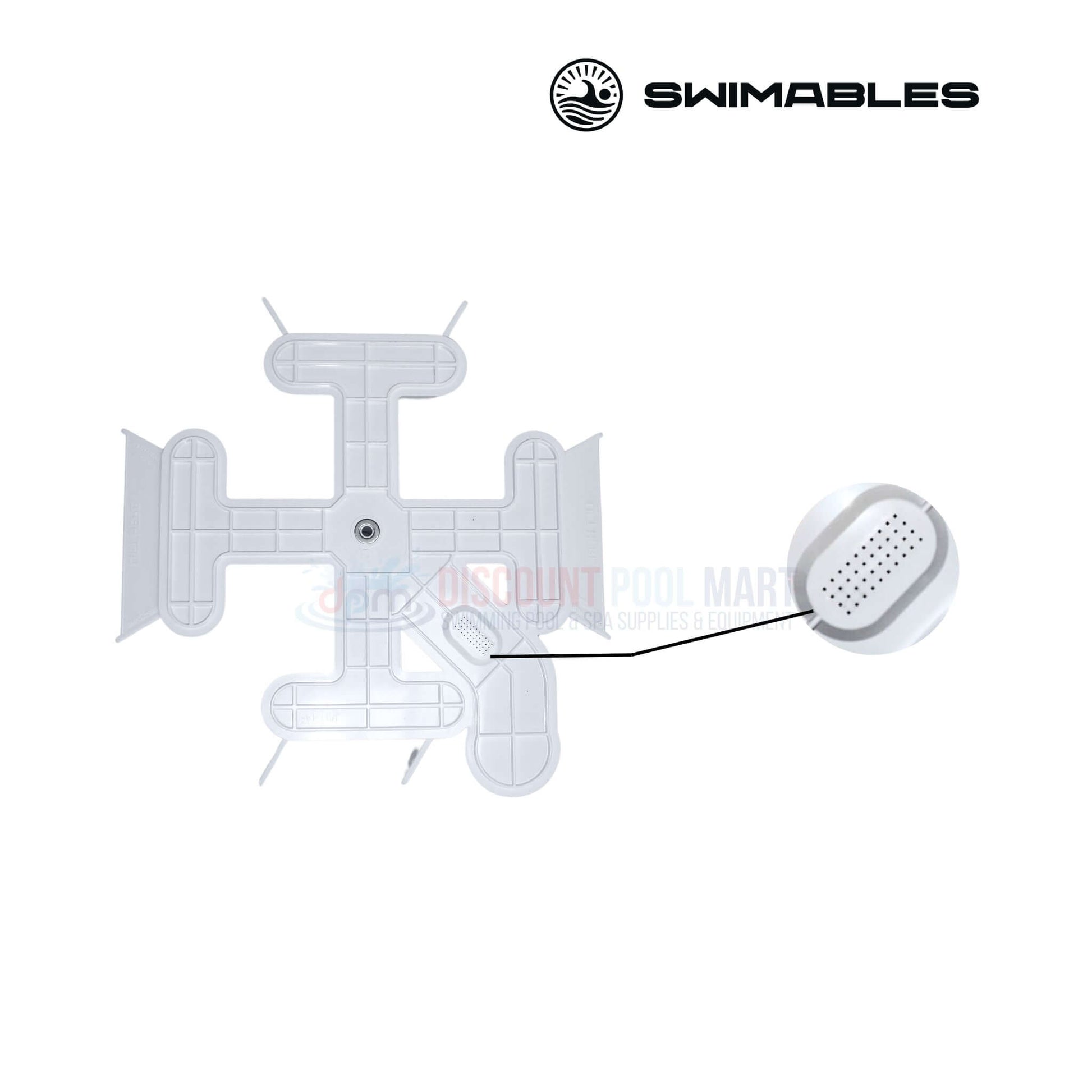 Swimables manifold SW-27-400 for Hayward DE filters, designed by Discount Pool Mart DPM for efficient water distribution.