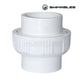 Swimables PVC Slip-to-Slip Union SW-30-015 1.5 inch fitting, Discount Pool Mart DPM for pool and plumbing systems.