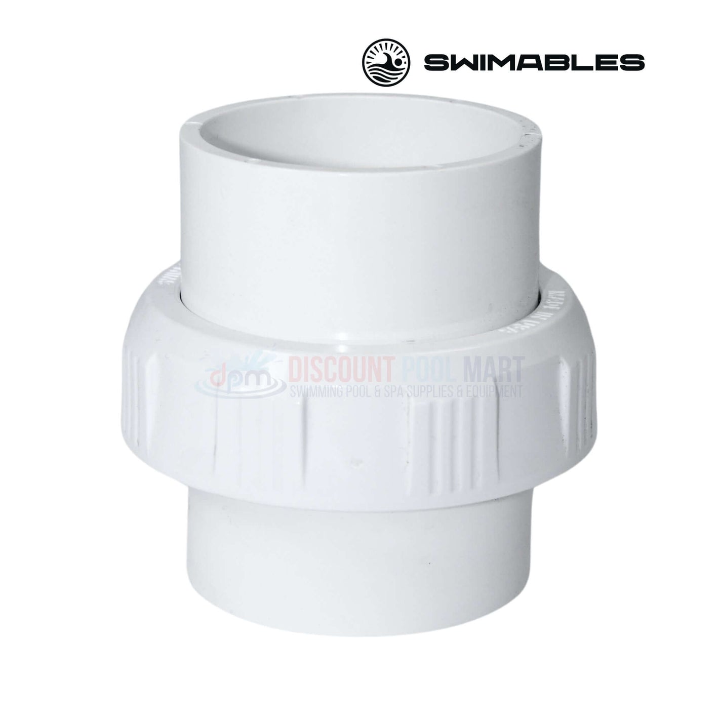 Swimables PVC Slip-to-Slip Union 2" SW-30-020 from Discount Pool Mart DPM for efficient plumbing connections.