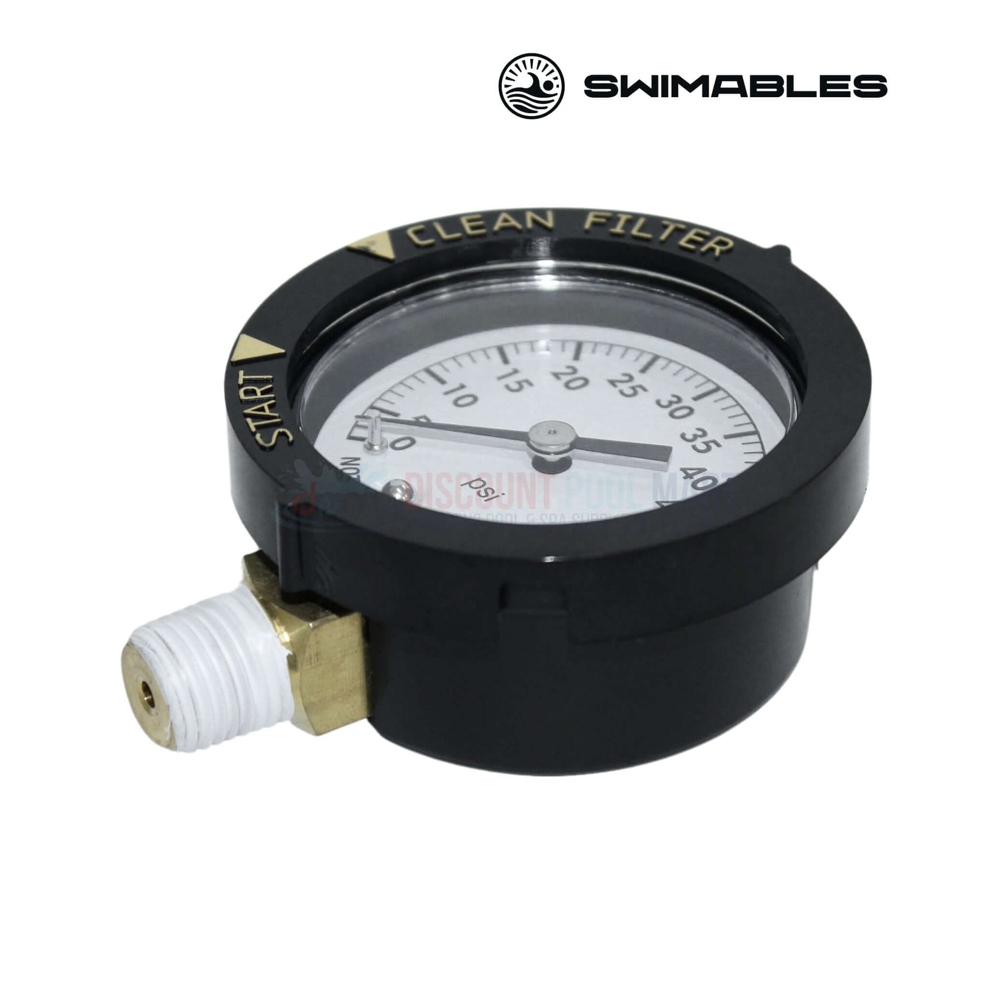 Swimables Pressure Gauge SW-25-058 for Pentair filters, 0-60 PSI, from Discount Pool Mart DPM.