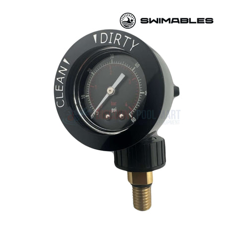 Swimables pressure gauge & air relief valve for Jandy filters, model SW-28-200, from Discount Pool Mart (DPM).