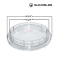Swimables Pump Lid for Pentair SuperFlo and SuperMax Pumps, 6 1/4" x 5 1/4", available at Discount Pool Mart DPM.