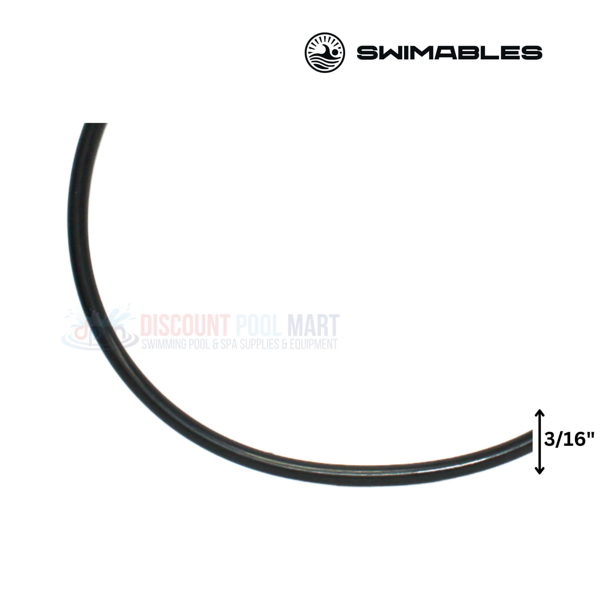 Swimables replacement pump lid seal for Pentair SuperFlo & SuperMax at Discount Pool Mart DPM, 3/16 inch.