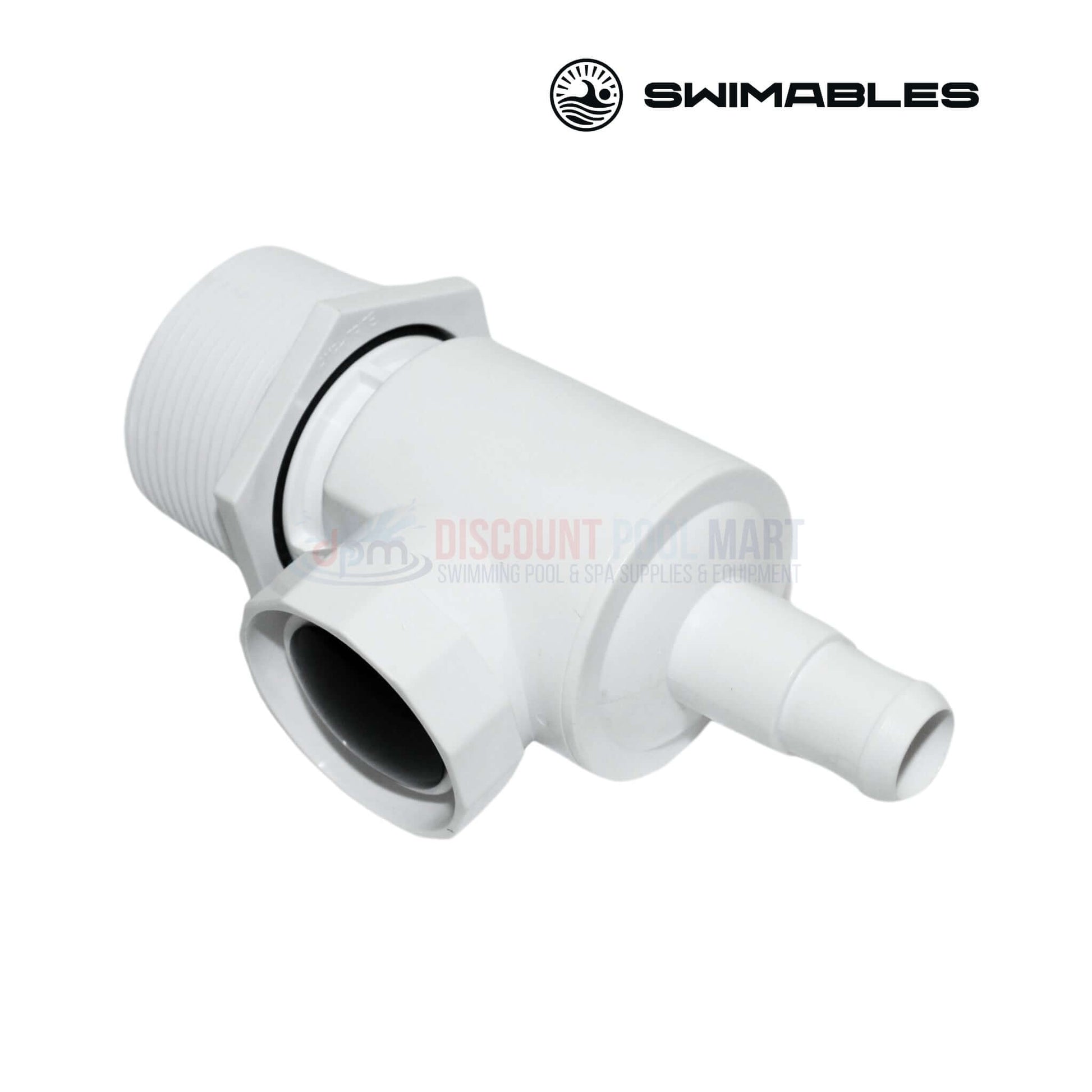 Swimables universal wall fitting connector for Polaris cleaners 9-100-9001 available at Discount Pool Mart DPM.