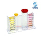 TK400 | Oreq 4-Way Pool Water Test Kit showing clear test block for accurate pH, chlorine, and alkalinity tests, from Discount Pool Mart.