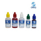 TK400 | Oreq 4-Way Pool Water Test Kit reagents in colorful bottles, part of pool supplies from Discount Pool Mart.