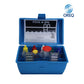 TK400 | Oreq 4-Way Pool Water Test Kit in blue storage case, includes reagents for testing pool water chemistry, from Discount Pool Mart.