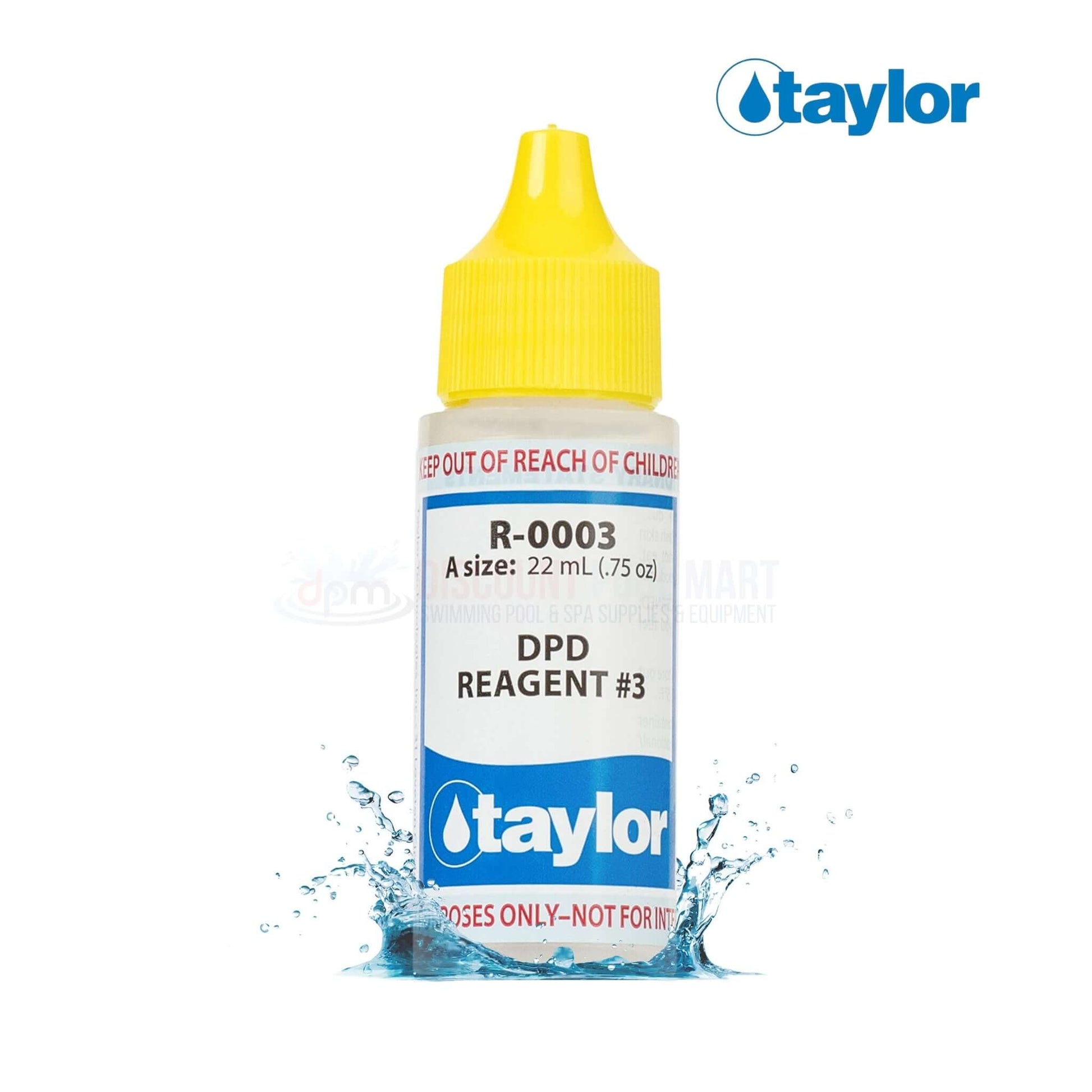 Taylor DPD Reagent #3 | 0.75 oz | R-0003-A | Essential for chlorine testing | Discount Pool Mart DPM