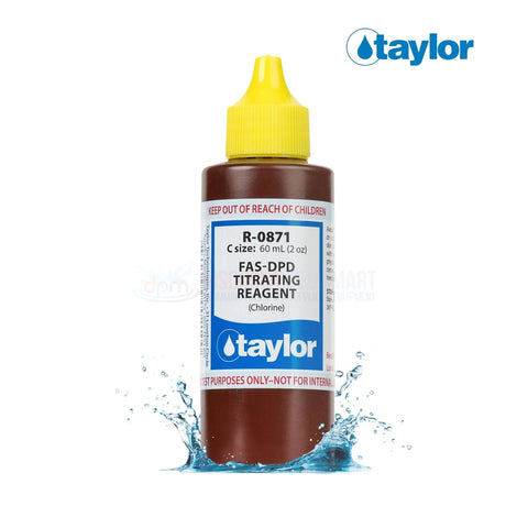 Taylor FAS-DPD Titrating Reagent 2 oz for chlorine testing from Discount Pool Mart, SKU R-0871-C.