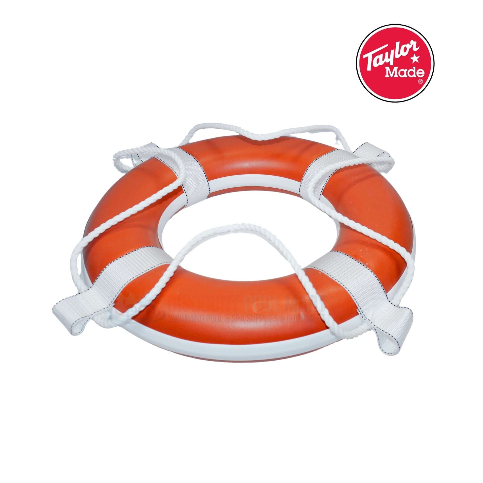 Taylor Made Vinyl Coated 20" Foam Buoy Life Ring | CGA | Orange | Discount Pool Mart DPM