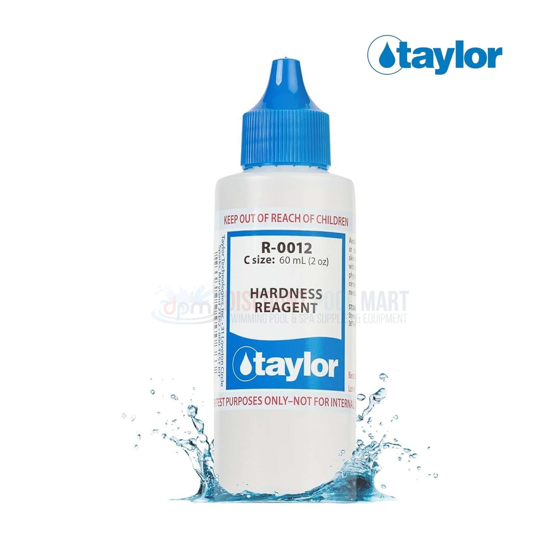 Taylor Technologies Hardness Reagent R-0012-C 2 oz for accurate water testing available at Discount Pool Mart DPM.
