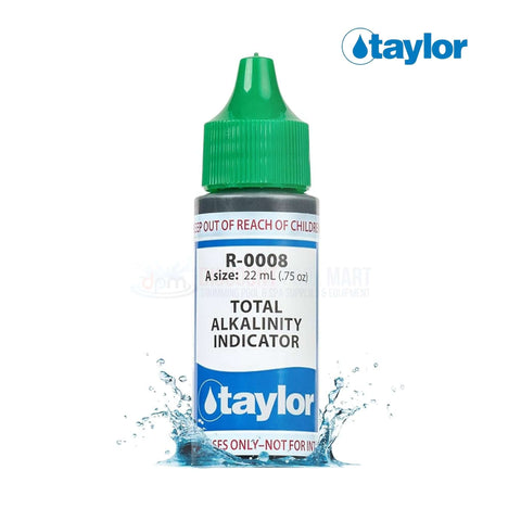 Taylor Total Alkalinity Indicator 0.75 oz, R-0008-A by Discount Pool Mart DPM, for accurate pool water testing.