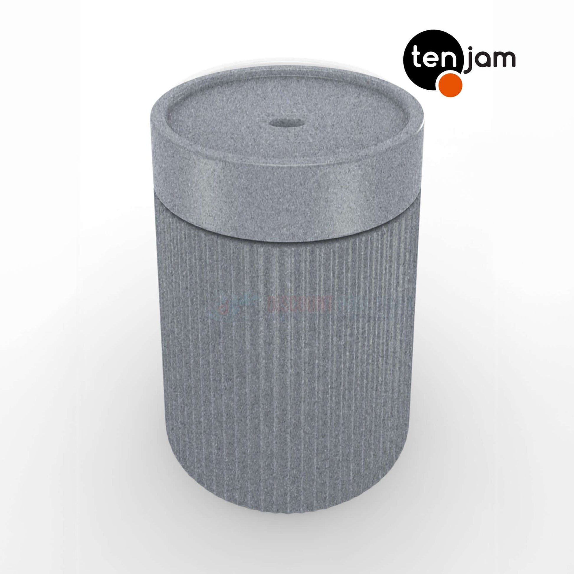 TenJam Ripple Table with 2" umbrella hole from Discount Pool Mart (DPM). Stylish, ripple design for outdoor spaces.